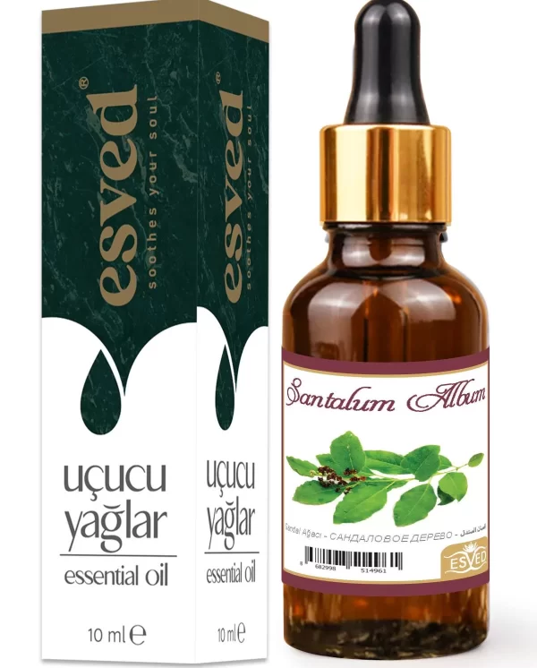 Sandal Ağacı Kokusu Saf Esansiyel Uçucu Yağ Buhurdanlık Yağı Difüzör Esansı Aromaterapi Ortam Koku 10ml