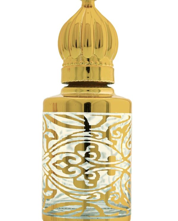 Parfüm Esans Cam Şişesi Gold Boş Esans Şişesi 10 Ml. Premium 9694-10ML-1