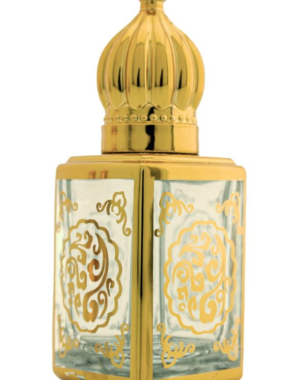 Parfüm Esans Cam Şişesi Gold Boş Esans Şişesi 13 Ml. Premium 9695-13ML-2