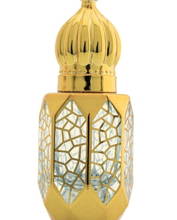 Parfüm Esans Cam Şişesi Gold Boş Esans Şişesi 8 Ml. Premium A108-8ML-1