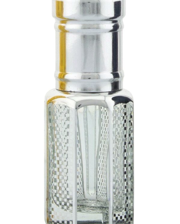 Parfüm Esans Cam Şişesi Silver Boş Esans Şişesi 3 Ml. Premium A114-3ML-2