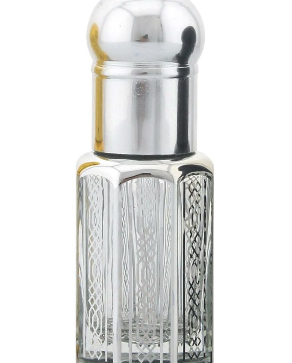 Parfüm Esans Cam Şişesi Silver Boş Esans Şişesi 6 Ml. Premium A110-6ML-2