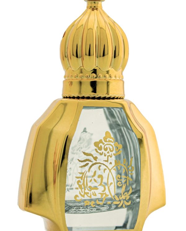 Parfüm Esans Cam Şişesi Gold Boş Esans Şişesi 12 Ml. Premium 9164-12ML-1